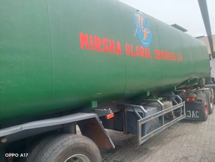 INTERCEPTED TANKER
