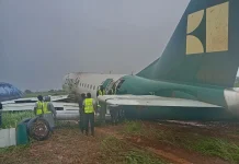 Zero casualties as Enugu Air jet slides off Benin runway