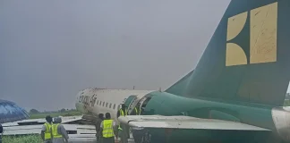 Zero casualties as Enugu Air jet slides off Benin runway