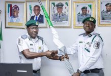 Customs Lilypond Export Command witnesses leadership transition as Ariyibi retires, Salako assumes acting role