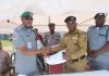 Seme Customs intercepts 1,306 sacks of expired noodles, hands explosives to police