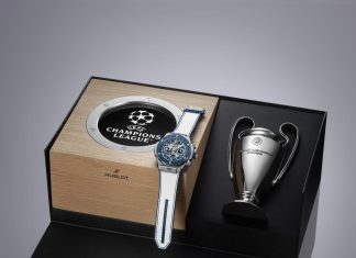Hublot unveils big bang reloaded for champions league