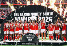 Arsenal crush Manchester city 3-0 to win community shield