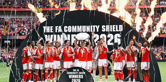 Arsenal crush Manchester city 3-0 to win community shield