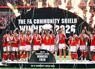 Arsenal crush Manchester city 3-0 to win community shield
