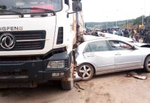 Five killed, 18 injured in Enugu-Onitsha expressway crash