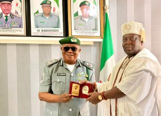 Customs, Aseyin reaffirm partnership against smuggling