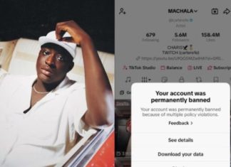 Carter Efe loses 5.6 million follower TikTok account