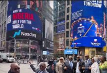 Davido joins Dangote at Times Square refinery display