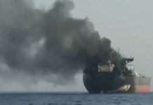 Houthis attack Saudi cities as US strikes Iranian tankers