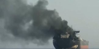 Houthis attack Saudi cities as US strikes Iranian tankers