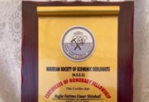 Minerals fund chief receives honorary fellowship for geosciences contributions